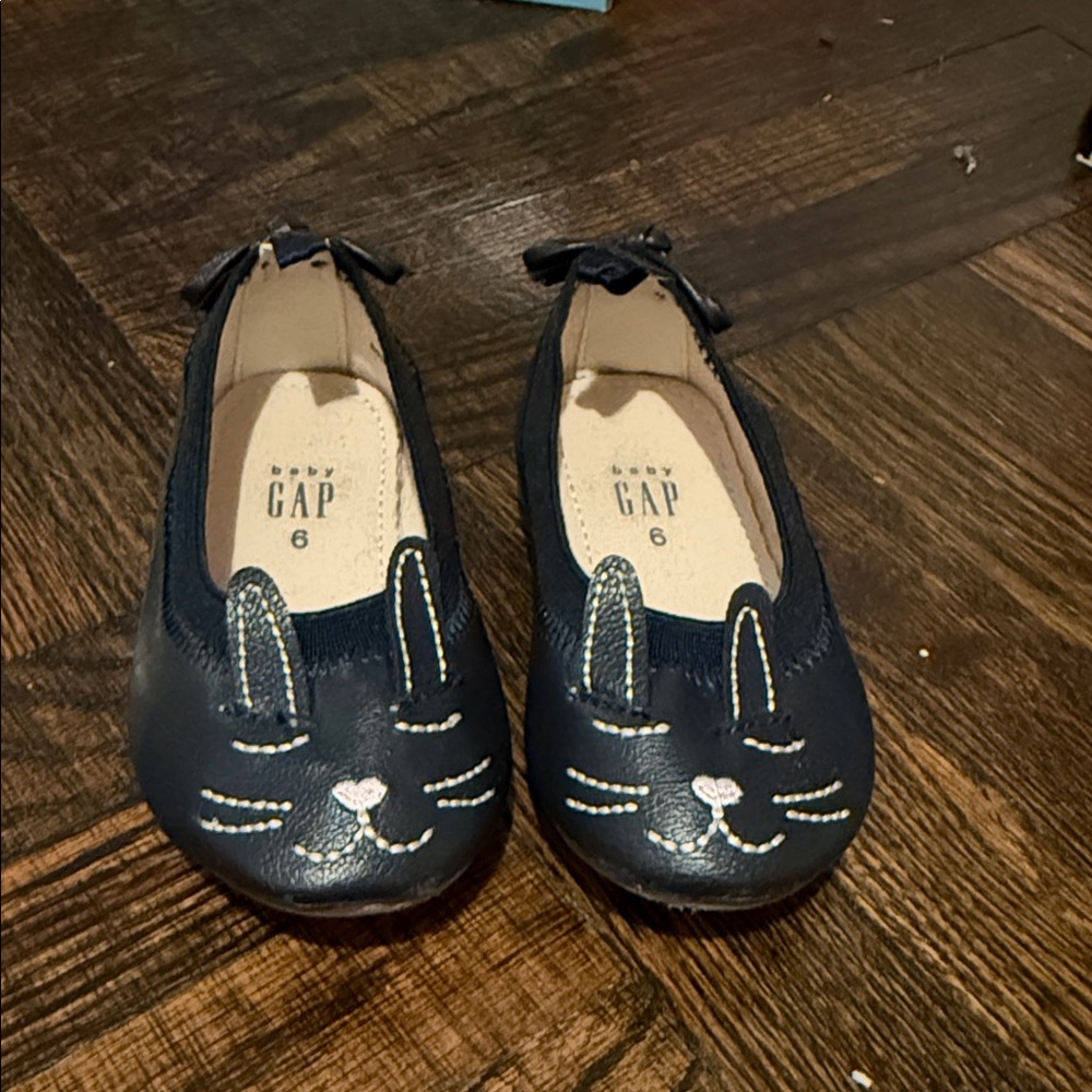 GAP Kids Dark Blue Bunny Slippers